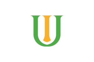 Letter U Abstract Logo vector