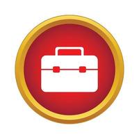 Brief case Icon, simple style vector