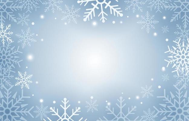 Winter Snowflakes Background