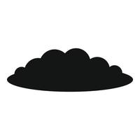 icono de nube, estilo simple. vector