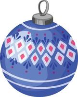 symbol new year or christmas toy christmas ball vector