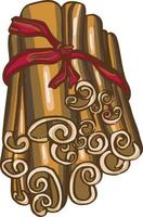 symbol of new year or christmas cinnamon vector