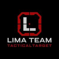 P Letter Tactical target logo design vector