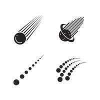 meteor icon vector