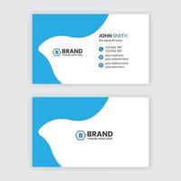 Corporate business card design template free download vector