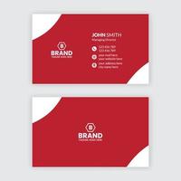 Professional business creative business card design template free download vector