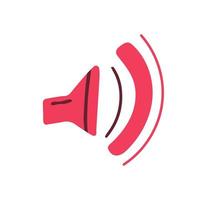 Speaker icon set. volume icon vector. loudspeaker icon vector. sound symbol. vector