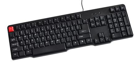 Black keyboard image for PC photo