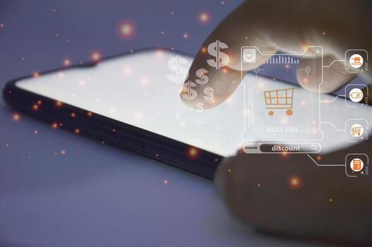 Concept When computer data is infected with a virus, it can be difficult to fix. photo