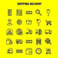 Shipping Delivery Line Icon Pack For Designers And Developers Icons Of Globe Location Search Delivery Online Shipping Shopping Transport Vector