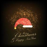 Merry Christmas and Happy new Year Abstract Glitter background vector