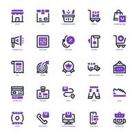 Retail Store icon pack for your website, mobile, presentation, and logo design. Retail Store icon mixed line and solid design. Vector graphics illustration and editable stroke.