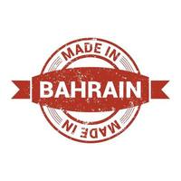 Bahrain stamp design vector