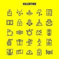 paquete de iconos de línea de san valentín para diseñadores y desarrolladores iconos de archivo amor romance imagen de san valentín amor romance vector de san valentín