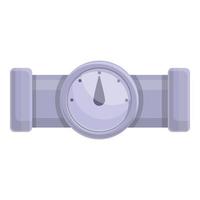 Sewerage icon, cartoon style vector