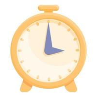 Alarm clock icon cartoon vector. Time watch vector