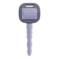 Ignition car alarm key icon cartoon vector. Hand lock vector