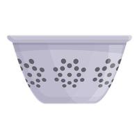 Colander drainer icon cartoon vector. Pasta sieve vector