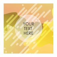 Multicolor background with typography vector