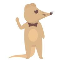 Elegant shrew icon cartoon vector. Agriculture animal vector