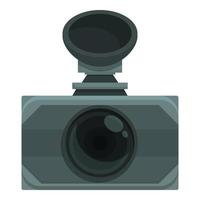 Digital dashcam icon cartoon vector. Video recorder