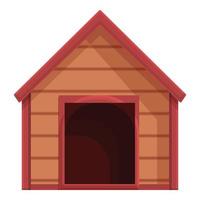 Accessory doghouse icon cartoon vector. Dog pet kennel vector