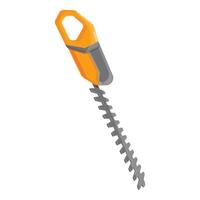 Bush trimmer icon cartoon vector. Grass garden vector