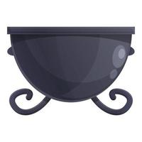 Gameplay cauldron icon cartoon vector. Casino slot vector