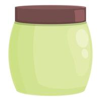 Algae food jar icon cartoon vector. Alga plant vector