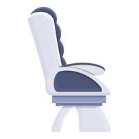 Airplane business class place icon, cartoon style vector