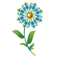 flower illustration design for decoration png