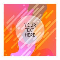 Colorful background with typography design vector