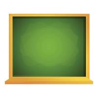 Object chalkboard icon, cartoon style vector