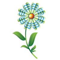 diseño de ilustración de flores para decoración png