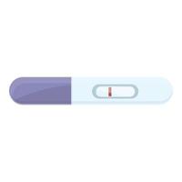 Negative pregnant test icon cartoon vector. Stick kit vector