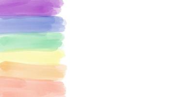 Drawing of rainbow colours with texts 'Happy Pride Month 2023', concept for LGBTQAI community celebrations in pride month around the world. photo