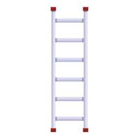 Ladder tool icon, cartoon style vector