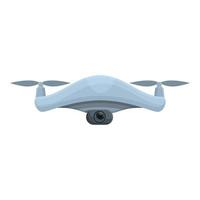 Quadcopter icon cartoon vector. Drone camera vector