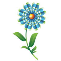 Blumenillustrationsdesign für Dekoration png