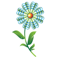 flower illustration design for decoration png