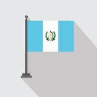 bandera del país con vector de diseño creativo