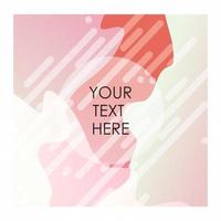 Colorful background with typography vector