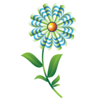 Blumenillustrationsdesign für Dekoration png