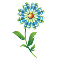 flower illustration design for decoration png