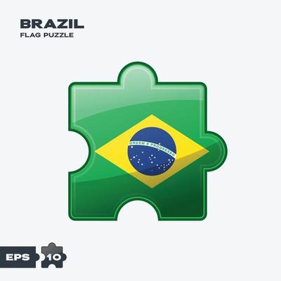 Brazil Flag Puzzle