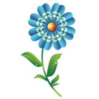 Blumenillustrationsdesign für Dekoration png