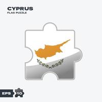 Cyprus Flag Puzzle vector