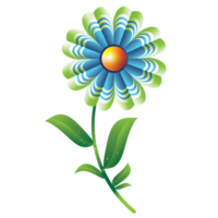 design de ilustração de flores para decoração png