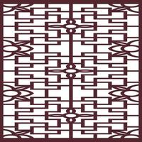 Jali design for graphic and plywood, partition, foam, acrylic and CNC machine cutting vector