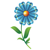 Blumenillustrationsdesign für Dekoration png